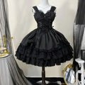 Gothic Victorian Lolita Dress – Punk Lace & Bow