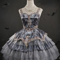 Victorian Swan Dance Lolita Dress – Layered Gothic Lolita