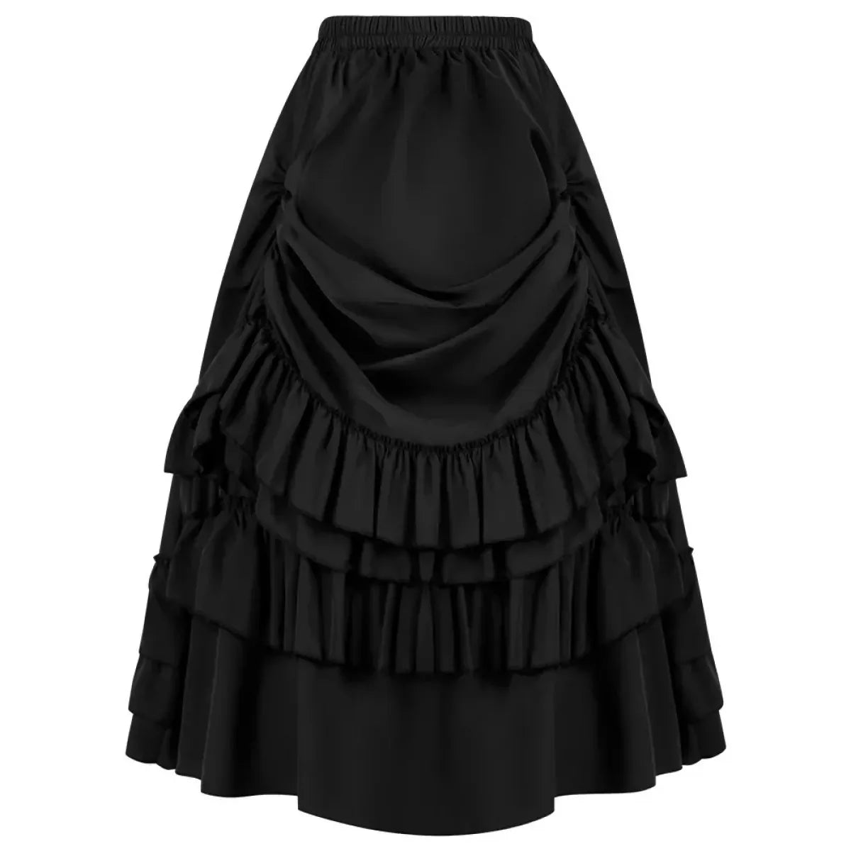 Victorian Ruffle Skirt – Layered Steampunk Gothic